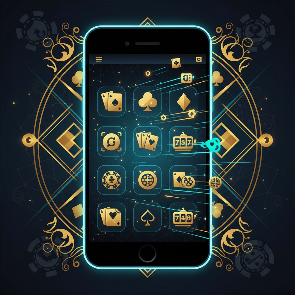 imagem de seção de cassino na interface